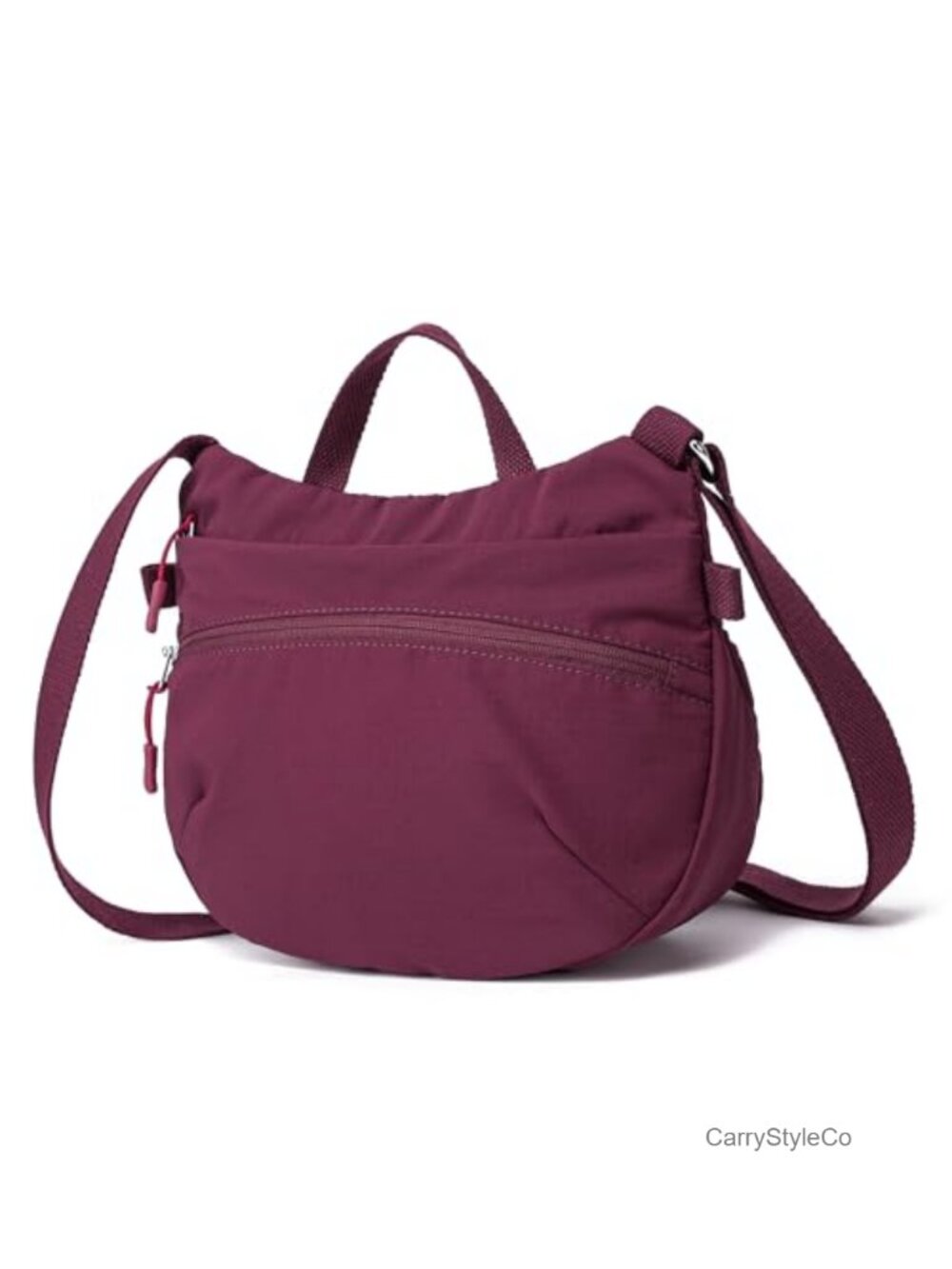 Lightweight Nylon Small Crossbody Bag Packable Top Handle Purse for Women